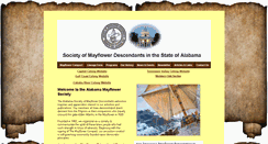 Desktop Screenshot of alabamamayflowersociety.com